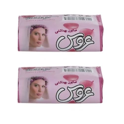 صابون شستشو عروس مدل AB وزن 75 گرم مجموعه 2 عددی