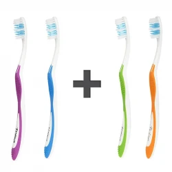 مسواک تریزا سری Super Promo مدل Focus Pro Clean با برس نرم بسته 4 عددی