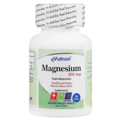 خرید منیزیم 300 میلی گرم ماتراسی بسته 30 عددی