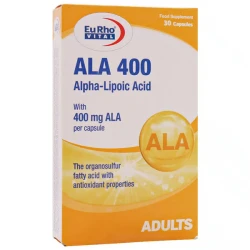 خرید کپسول آ ال آ 400 میلی گرم یوروویتال بسته 30 عددی