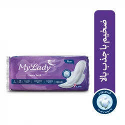 نوار بهداشتی بالدار مای لیدی Classic purple سایز بزرگ بسته 10 عددی