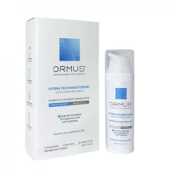کرم آبرسان دست و صورت و گردن اورموس مدل Hydra Tech مناسب برای انواع پوست حجم 50 میلی‌لیتر