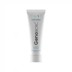  کرم ضد آفتاب بی‌رنگ دست و صورت ژنوبایوتیک SPF 50 مدل SUNO-GEN-D محافظ UVA ،UVB، ‌مناسب برای پوست های خشک و معمولی حجم 50 میلی‌لیتر