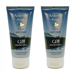 کرم روشن کننده آردن بیوتی مدل Night Q10 حجم 50 میلی لیتر مجموعه 2 عددی