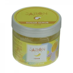 اسکراب شکری لایه بردار پوست ژبن پلاس مدل Lemon وزن 450 گرم