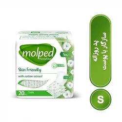 پد بهداشتی مولپد مدل Skin Friendly بسته 20 عددی