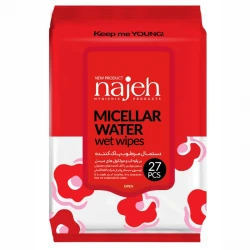 دستمال مرطوب ناژه مدل Micellar Water بسته 27 عددی