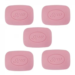 صابون شستشو صورت و بدن سیو مدل گل رز و بادام مناسب برای انواع پوست وزن 125 گرم بسته 5 عددی