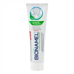 خمیر دندان محافظت از مینای دندان بایونمل مدل Complete Protection با طعم نعناع وزن 130 گرم