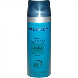 اسپری خوشبو کننده بدن مردانه والانسی مدل Bvlgari Aqva حجم 200 میلی لیتر