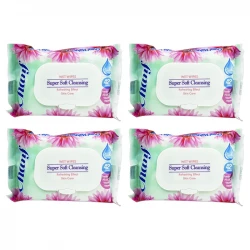 دستمال مرطوب چانف مدل Super Soft-X1 مجموعه 4 عددی