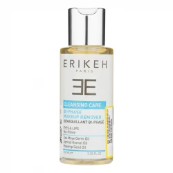 محلول پاک کننده آرایش صورت اریکه مدل دو فاز مناسب برای انواع پوست حجم 100 میلی لیتر
