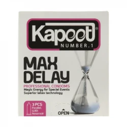 کاندوم کاپوت مدل Max Delay بسته 3 عددی 