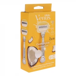خود تراش ژیلت مدل Venus Olay به همراه یدک بسته 2 عددی