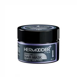 ماسک تقویت کننده مو هرمودر مدل روزانه مناسب برای انواع مو حجم 300 میلی لیتر