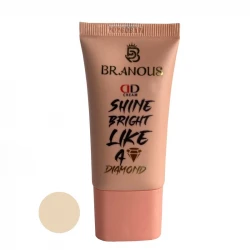 کرم ضد آفتاب رنگی برانوس SPF 20 مدل 106 ‌مناسب انواع پوست حجم 30 میلی‌لیتر