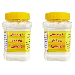 پودر موبر نوره مدل زرنیخ دار وزن 450 گرم بسته 2 عددی