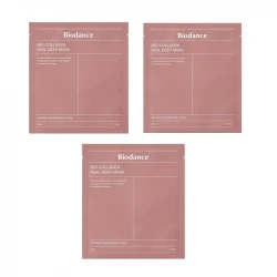 ماسک صورت بایودنس مدل بیو کلاژن وزن 34 گرم بسته ۳ عددی