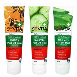 ماسک صورت سودا مدل AL.KH.AS حجم 100 میلی لیتر مجموعه 3 عددی