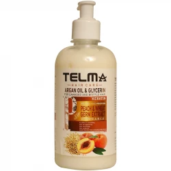 ماسک مو تلما مدل Peach and Wheat Germ حجم 400 میلی لیتر