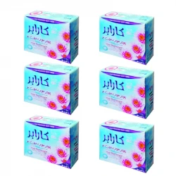 پودر موبر کارابر مدل نیلوفر وزن 50 گرم مجموعه 6 عددی