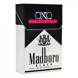 عطر جیبی مردانه اکس بالت مدل madboro black با رایحه خنک حجم 35 میلی‌لیتر