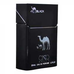 عطر جیبی مردانه اکس بالت مدل camels black با رایحه خنک حجم 35 میلی‌لیتر