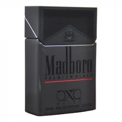 عطر جیبی اکس بالت مدل madboro premium black با رایحه گرم حجم 35 میلی‌لیتر
