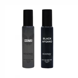 عطر جیبی مردانه هدوی استوری مدل پاکو رابان اینوکتوس و بلک افغان حجم 30 میلی لیتر مجموعه 2 عددی