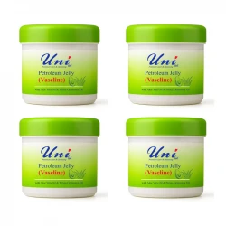 وازلین دست یونی لد مدل آلوکادو حاوی آلوئه ورا و آووکادو مناسب برای انواع پوست وزن 100 گرم مجموعه 4 عددی