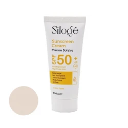 کرم ضدآفتاب رنگی سیلوژه، با SPF50، مدل solaire، حاوی محافظ UVA ،UVB، مناسب پوست‌های خشک و نرمال حجم 40 میلی‌لیتر