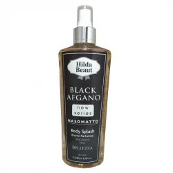 بادی اسپلش هیلدا بیوت مدل BLACK AFGANO حجم 250 میلی لیتر
