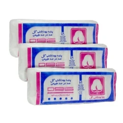 پنبه آرایشی کاوه مدل گل وزن 200 گرم بسته 3 عددی