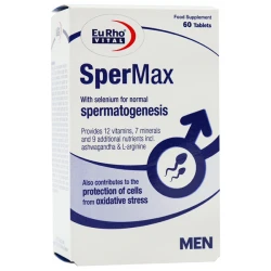 خرید قرص اسپرمکس یوروویتال 60 عدد (بهبود قوای جنسی آقایان)