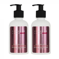 کرم مرطوب کننده دست و صورت فور اور لیدی مدل شی‌باتر مناسب برای انواع پوست حجم 250 میلی‌لیتر مجموعه 2 عددی 