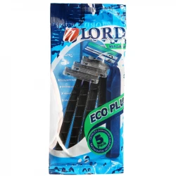 خود تراش لرد مدل 2 لبه صابون دار بسته 5 عددی