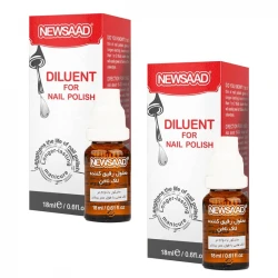 محلول رقیق کننده لاک ناخن نیوساد مدل DILUENT2 حجم 18 میلی لیتر مجموعه 2 عددی