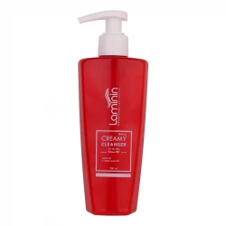 کرم پاک کننده آرایش صورت لامینین مدل زیتون مناسب پوست های خشک حجم 200 میلی لیتر