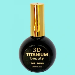 تاپ کت ناخن تیتانیوم مدل BEAUTY