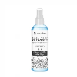 کلینزر کاشت ناخن مونیمار مدل Blue Berry حجم 150 میلی لیتر