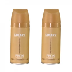 اسپری خوشبو کننده بدن زنانه پروکسی مدل DKNY حجم 150 میلی لیتر مجموعه 2 عددی