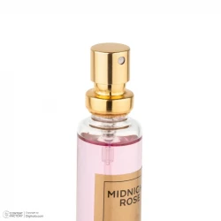 عطر جیبی زنانه صندل مدل MIDNIGHT ROSE با رایحه شیرین، تند، گرم، خوراکی، طبیعت، گلی حجم 25 میلی‌لیتر