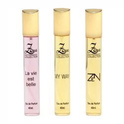 عطر جیبی زوا مدل شیسیدو ذن مای وی لاویه است بله با رایحه معتدل حجم 40 میلی‌لیتر مجموعه 3 عددی