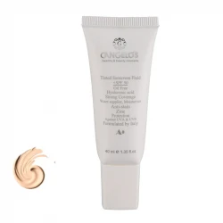 فلوئید ضد آفتاب رنگی (بژ روشن) گانگلوس  SPF 50 مدل strong coverage ‌محافظ UVA ،UVB و PA+++ مناسب برای انواع پوست‌ حجم 40 میلی‌لیتر