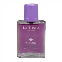 عطر جیبی زنانه وودی سنس مدل لاتوسکا LA TOSCA حجم 30 میلی لیتر
