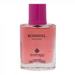 عطر جیبی زنانه وودی سنس مدل BOMSHEL  حجم 30 میلی لیتر