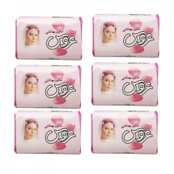 صابون شستشو عروس مدل P-P وزن 75 گرم بسته 6 عددی