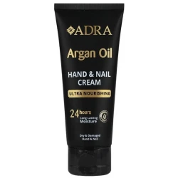 کرم مرطوب کننده دست و ناخن آدرا مدل Argan مناسب انواع پوست حجم 75 میلی لیتر