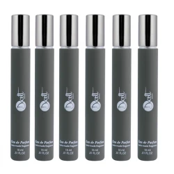 عطر جیبی مردانه دکلت مدل Black Afgano حجم 15 میلی لیتر مجموعه 6 عددی