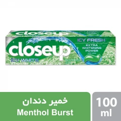 خمیر دندان سفیدکننده کلوس آپ مدل Menthol Burst وزن 125 گرم